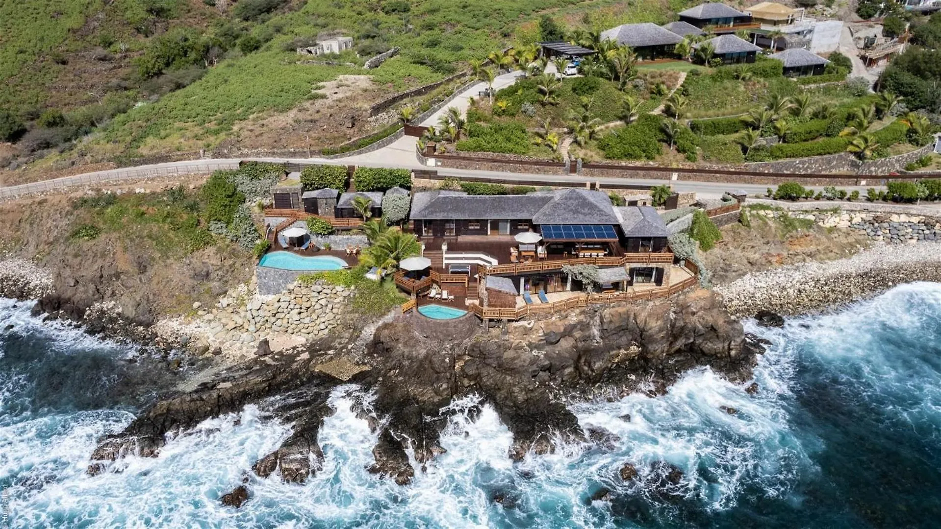 Oceanfront Serenity With Jacuzzi And Heated Swimming Pool Toiny سانت بارتيليمي