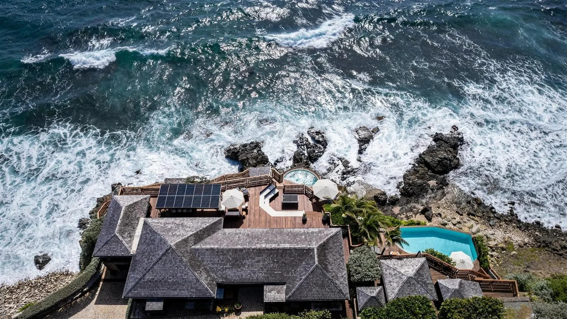 فيلة Oceanfront Serenity With Jacuzzi And Heated Swimming Pool Toiny سانت بارتيليمي